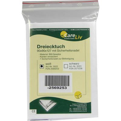 Careliv Produkte OHG DREIECKTUCH BW 90x90x127 weiß m.Sicherheitsn. 1 St 02569253