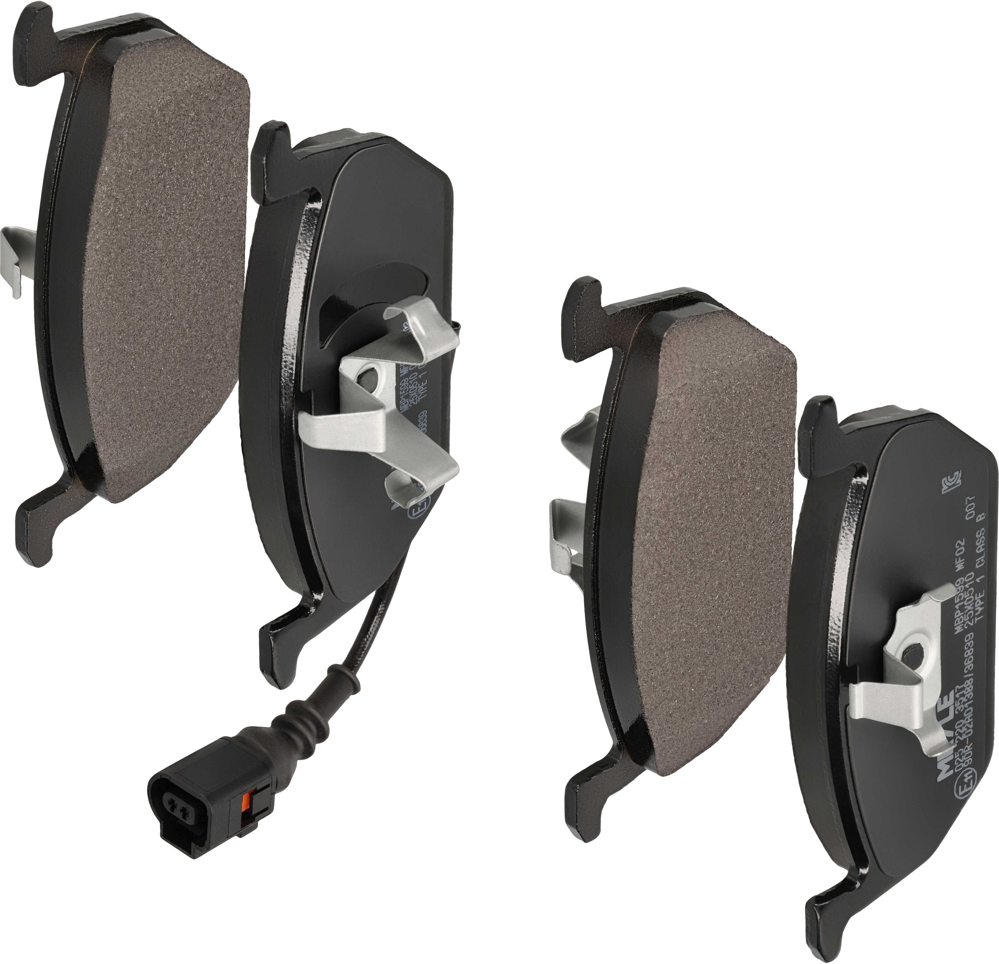 Meyle Bremsbelagsatz, Scheibenbremse -Original Quality 025 220 3517 Vorderachse Für Audi Vw Skoda