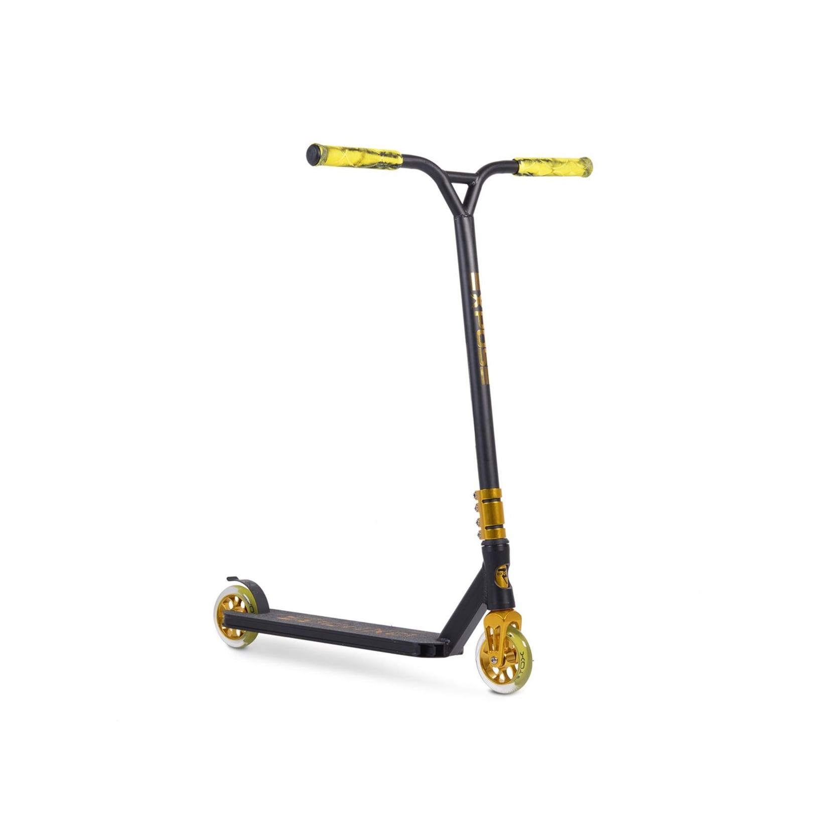 Byox Scooter Stunt Expose, ABEC-9 Lager, PU-Räder, ab 10 Jahren, aus Aluminium gelb