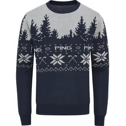 Ping Pullover Christmas Jumper, navy/grau