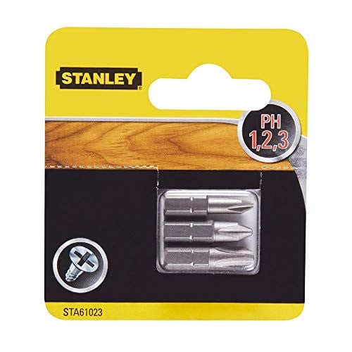 Stanley Stanley STA61023-XJ Philips Bits Set, Ph1, Ph2, Ph3, 25 mm, 3 stuks