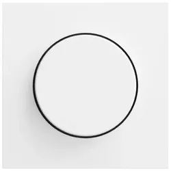 Gira Drehknopf Symbol Dimmer reinweiß lackiert 065072
