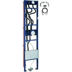 Rapido Duschrahmen Duo Heat Recovery 105786, Element für DUO Brausen Unterputz-Installationen, für Brauseninstallationen mit einer Handbrause und einer Duo Kopfbrause, mit System zur Wärmerückgewinnung aus Abwasser, ein Wärmetauscher