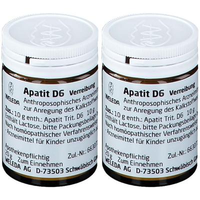 Apatit D 6 Trituration 2x 2x20 g