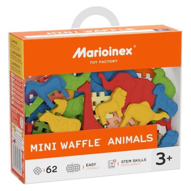 Marioinex Mini Waffel 62 Stück Tiere (907429)