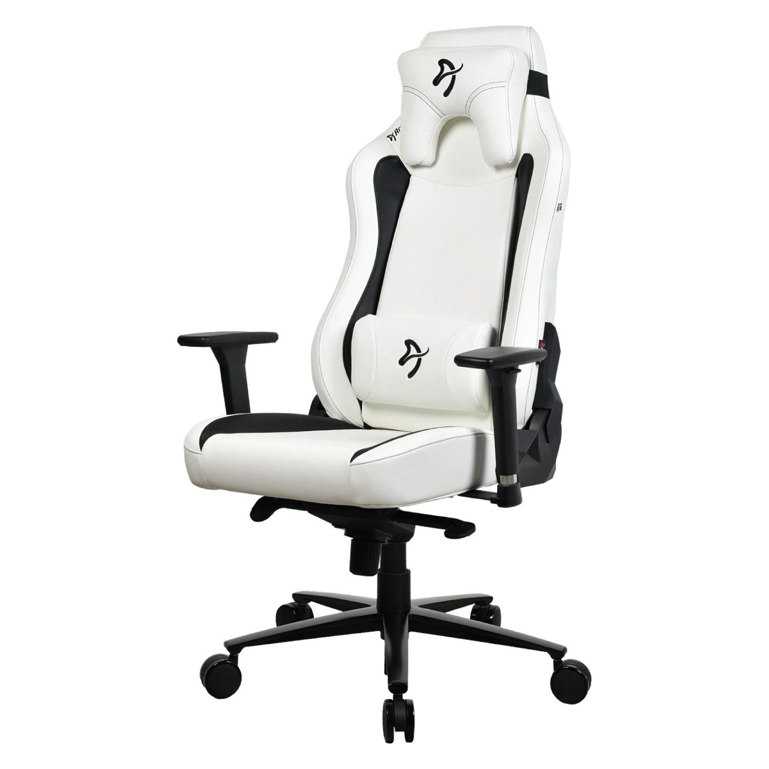 Arozzi Vernazza - Chaise Gaming en PU souple - Blanc (VERNAZZA-SPU-WT)