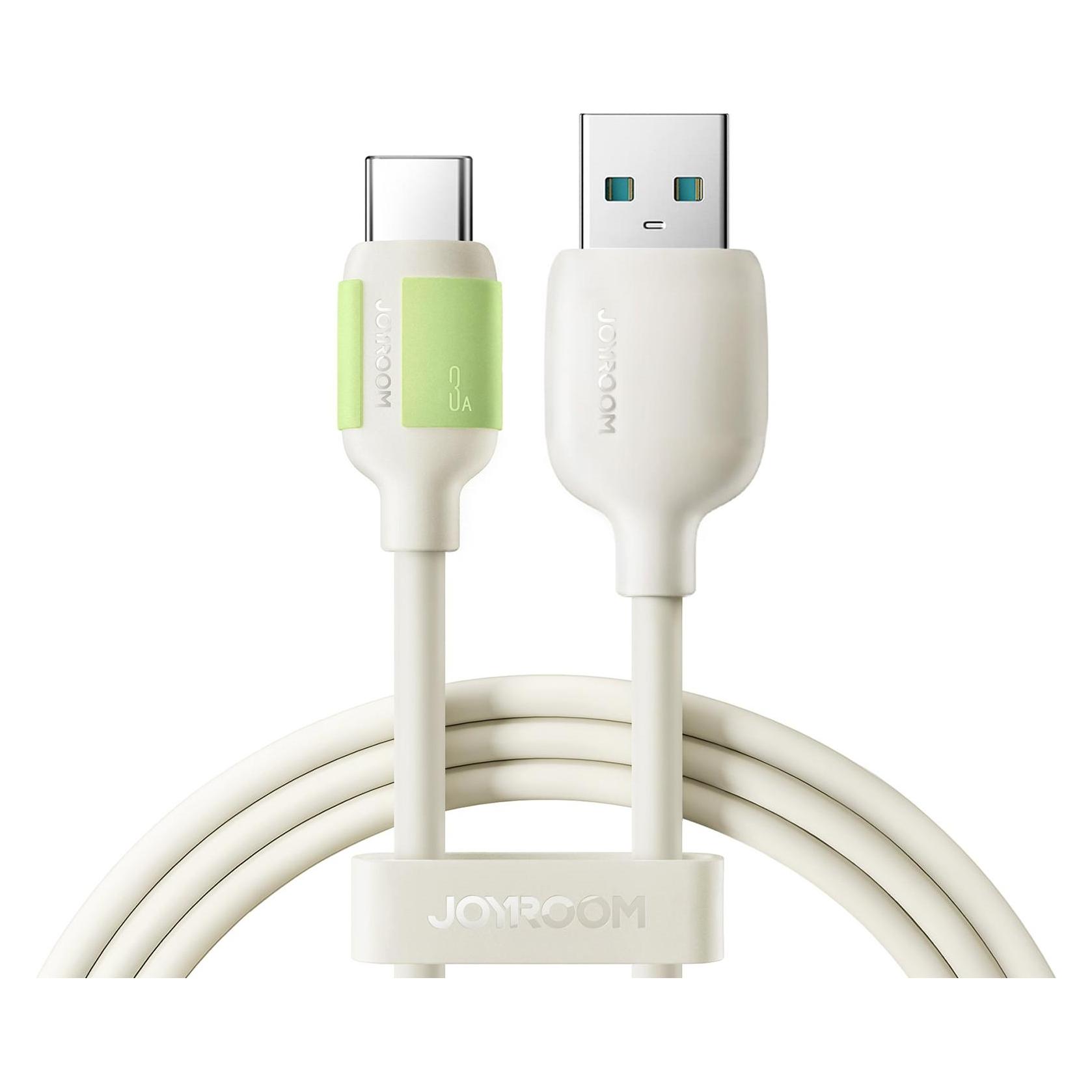 Joyroom 3A Fast Charging Data Cable USB-A to USB-C, 1.2m - Beige (2 m, USB 2.0, 30 W) (S-A53-120AC)