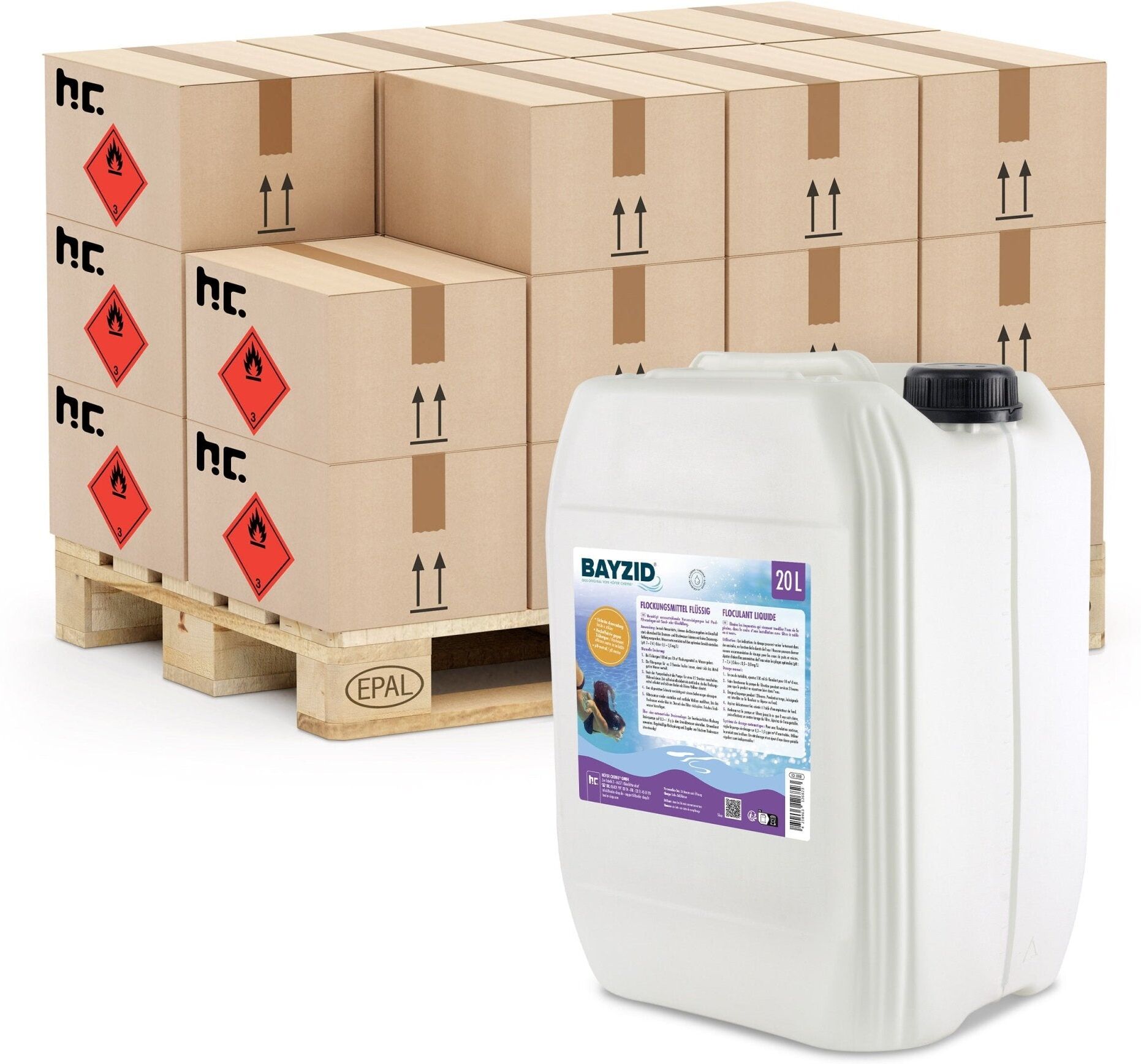Höfer Chemie GmbH 2x 20 L Floculant liquide  en bidon de 20 L