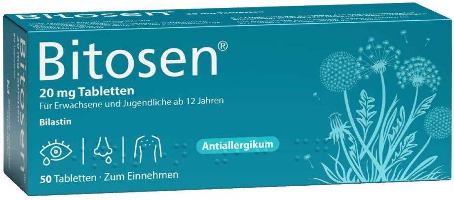 Bitosen 20 mg Tabletten bei Allergien