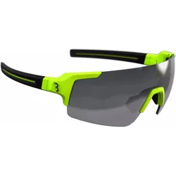 BBB, Unisex, Sportbrille, Fullview (Neon Yellow, Smoked), Gelb
