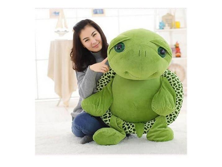 LuxusKollektion Kuscheltier Plüschtier Riesenschildkröte Geschenk 60 cm grün (1-St)