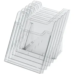 EXACOMPTA Prospekthalter »Presentation« 5 Fächer transparent, 23.8x34.5x2.6 cm