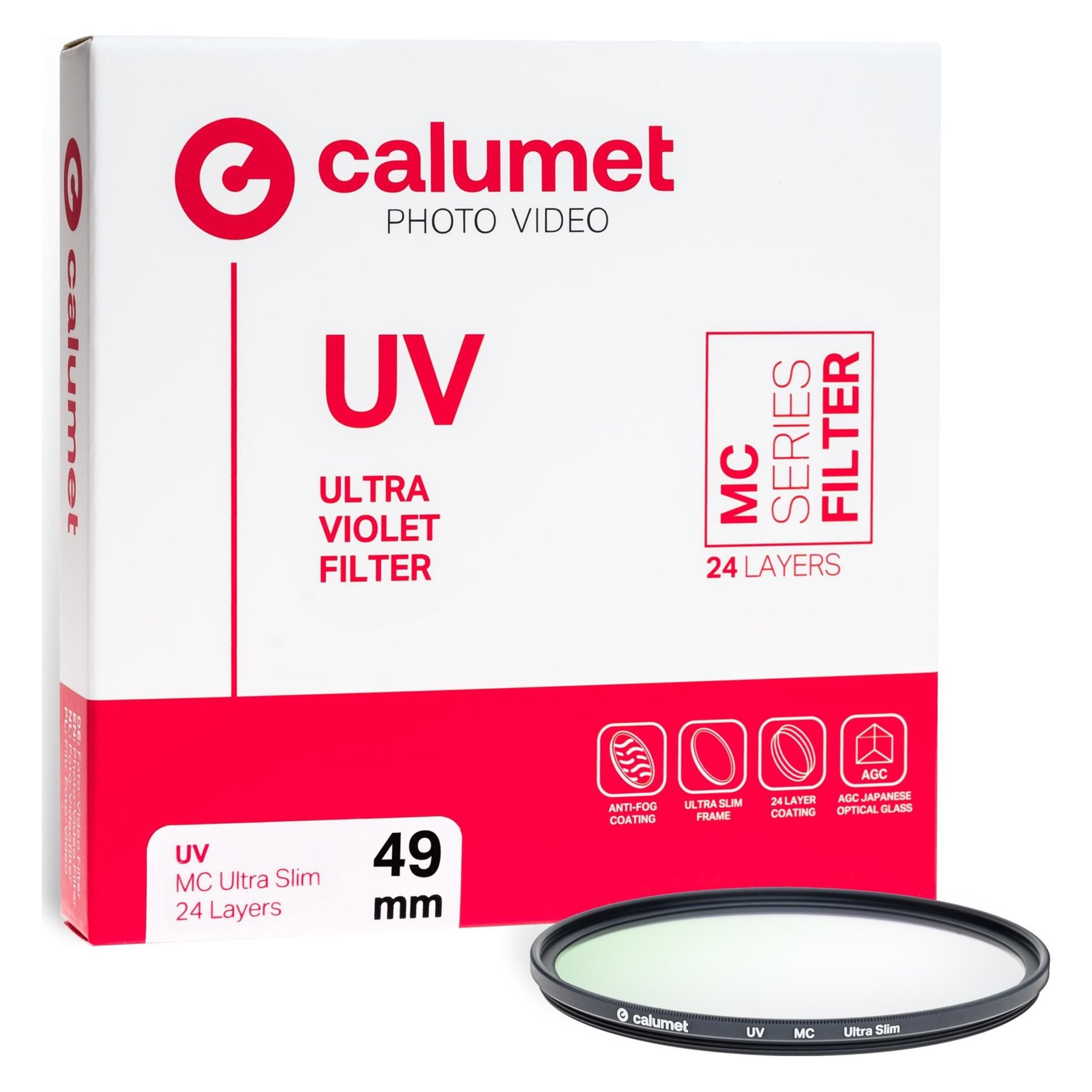 Calumet Filtr Filtr UV MC 49 mm Ultra Slim 24 Layers (49 mm, UV-Filter) (CALSAMC490)