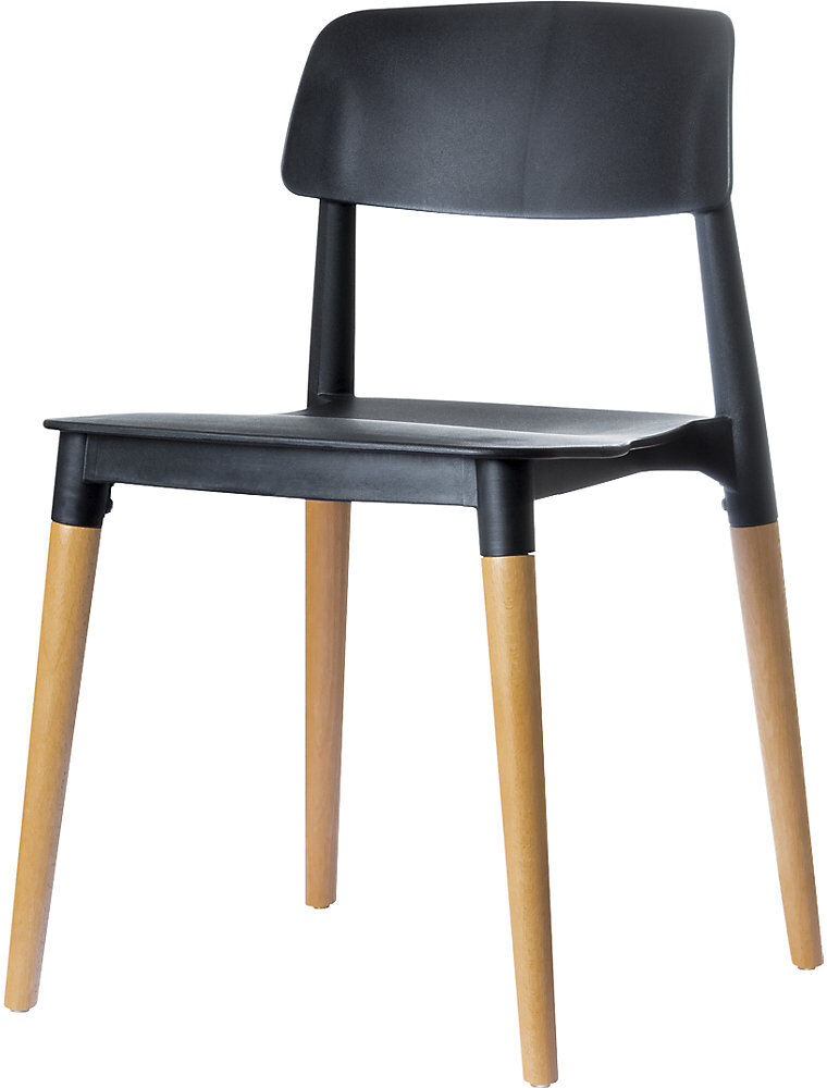 Stuhl GLAMWOOD, VE 2 Stück, schwarz meet
