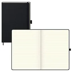 Brunnen Notizbuch »KOMPAGNON« liniert A4 192 Seiten schwarz, 21x29.7 cm