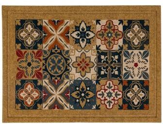 "Mohawk Home Morocco Midnight Multi Faux Coir Impressions Mat AllWeatherDoorMat - 24"" x 36"""