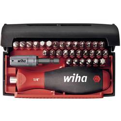 Wiha 34686 34686 Bit-Set 32teilig Schlitz, Kreuzschlitz Phillips, Kreuzschlitz Pozidriv, Innen-Sechskant, Innen-TORX
