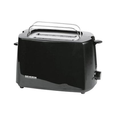 Severin AT2287 Toaster mit eingebautem Brötchenaufsatz Schwarz