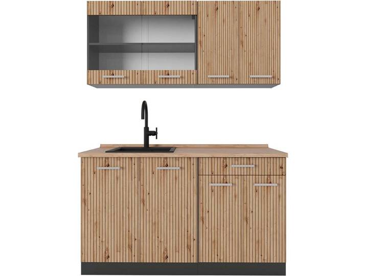 Cuisine Vicco R-Line Chêne Artisan 140cm \, PT Chêne\, Model 48952