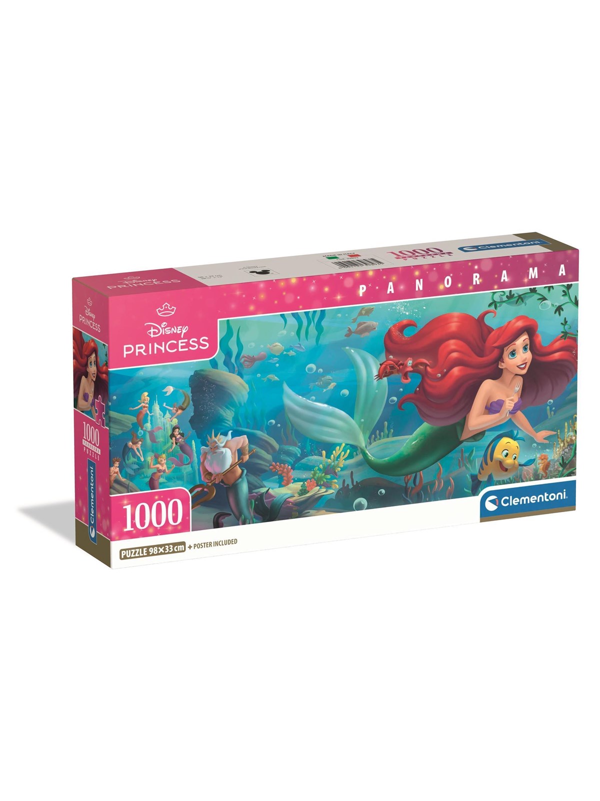 Clementoni HQC Panorama Jigsaw Puzzle: The Little Mermaid 1000 pieces 2D Puzzles