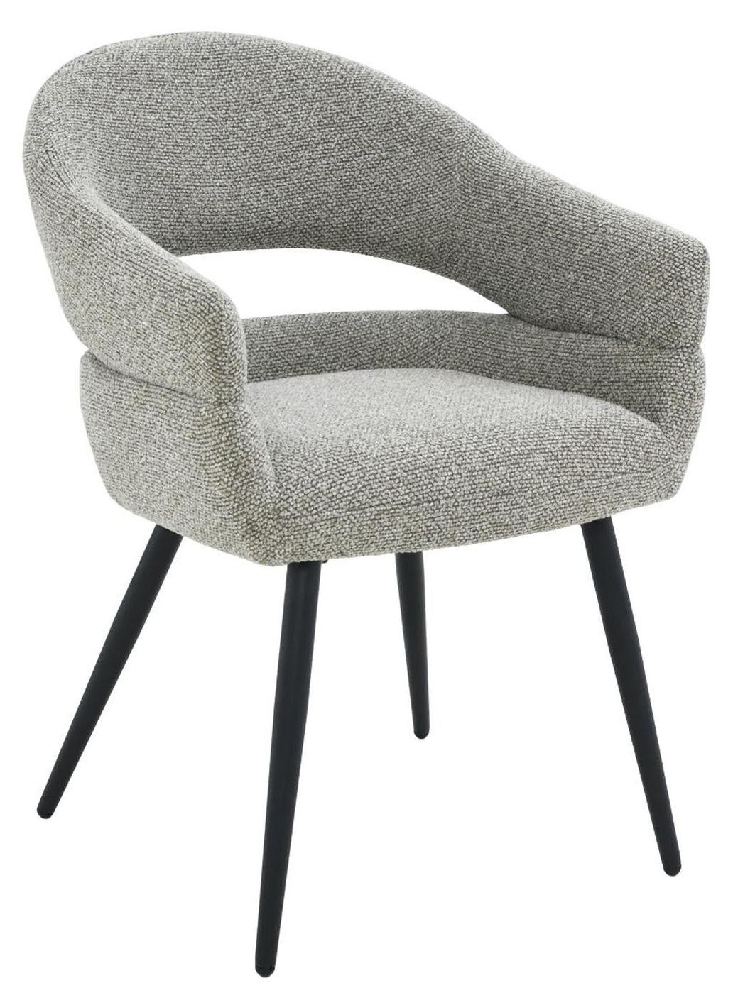 Livingfurn Eetkamerstoel Megan Taupe Set van 2