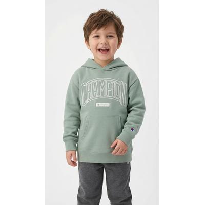 Kapuzensweatshirt CHAMPION "COLLEGE Terry Hoodie Large Logo", Jungen, Gr. XXL (176), ige, Obermaterial: 82% Baumwolle, 18% Polyester, Sweatshirts, mit Kapuze, Langarm