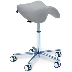 Swippo Lady - Sattelstuhl - Sattelhocker (Kunstleder/Leder)