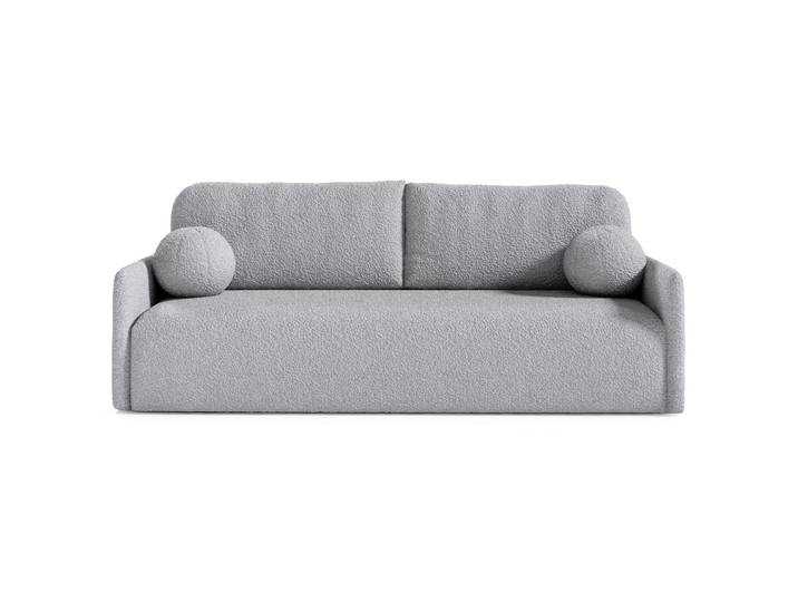 Ausklappbare Glove-Sofa mit Stauraum für Bettwäsche, grauer