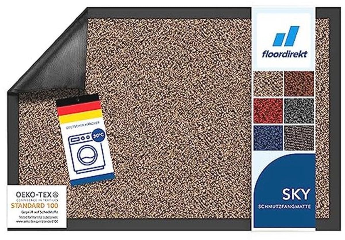 Wasbare deurmat met antislip en vuilwerende eigenschappen