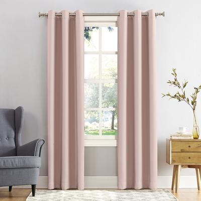 Sun Zero Hayden Energy Saving Blackout Grommet 1-Piece Curtain Panel, Single Panel