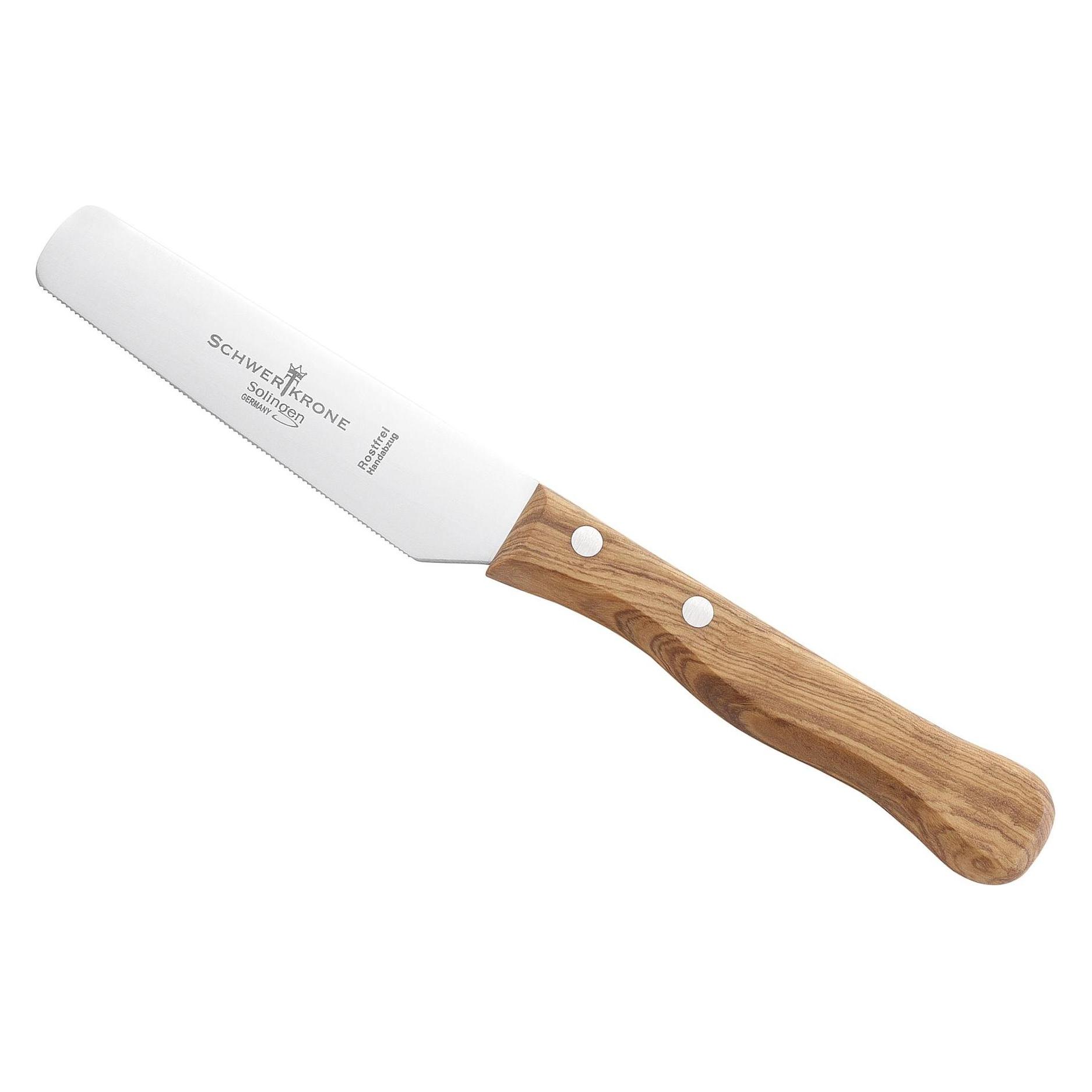 Schwertkrone Frühstücksmesser O-holz gezahn (9 cm) (SCHWERTKRONE)