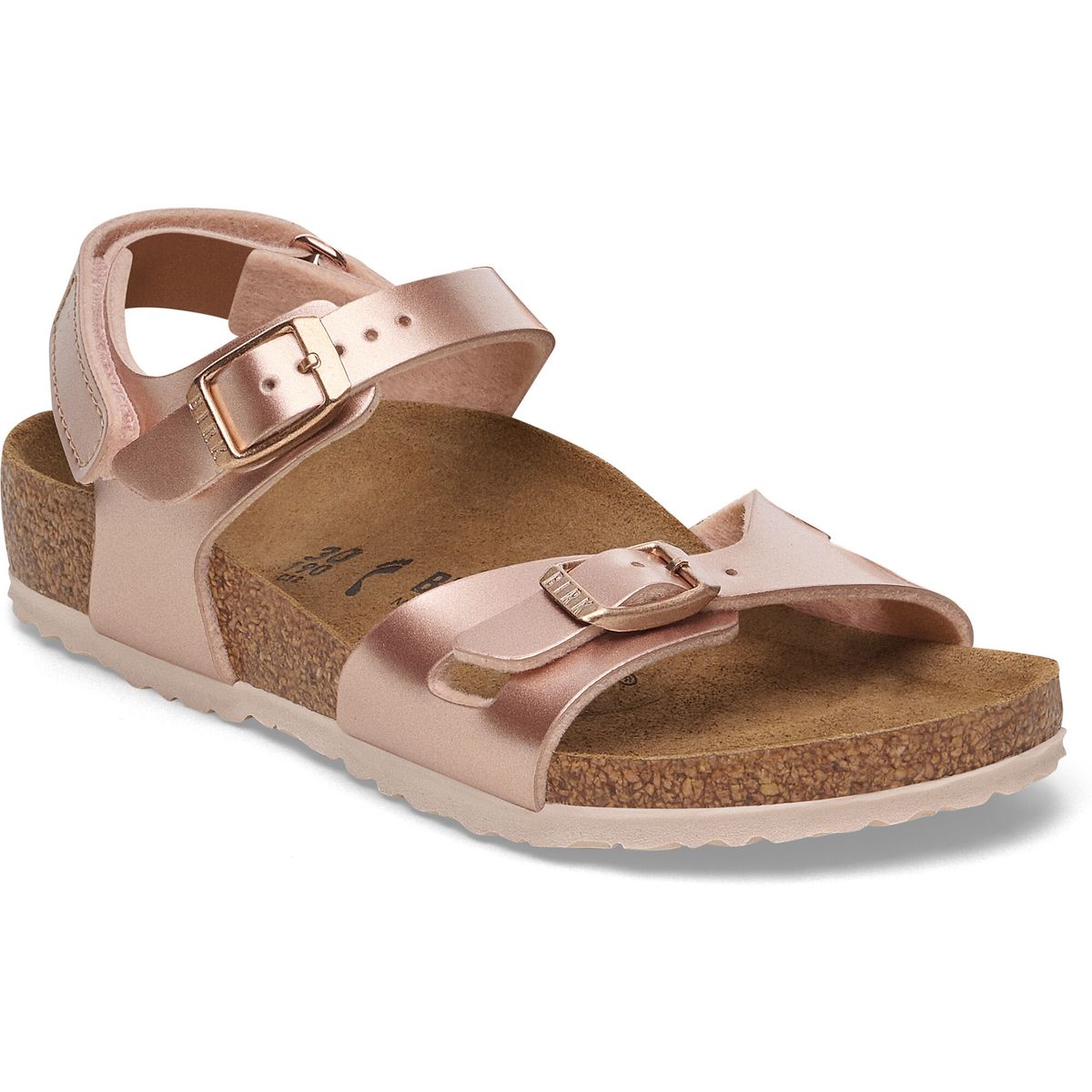 Birkenstock Rio Kids Birko-flor Girls electric metallic copper (850) Normal 33 1029530-850-33