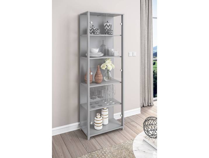 Vitrine 58cm Argenté/Argenté