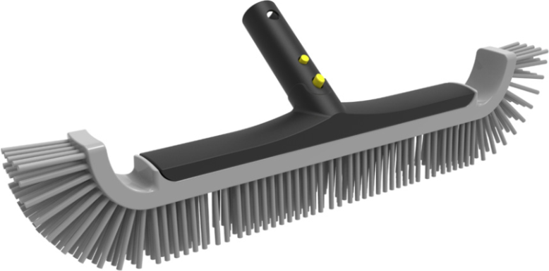 Brosse incurvée Zodiac Serenit pour parois et fond