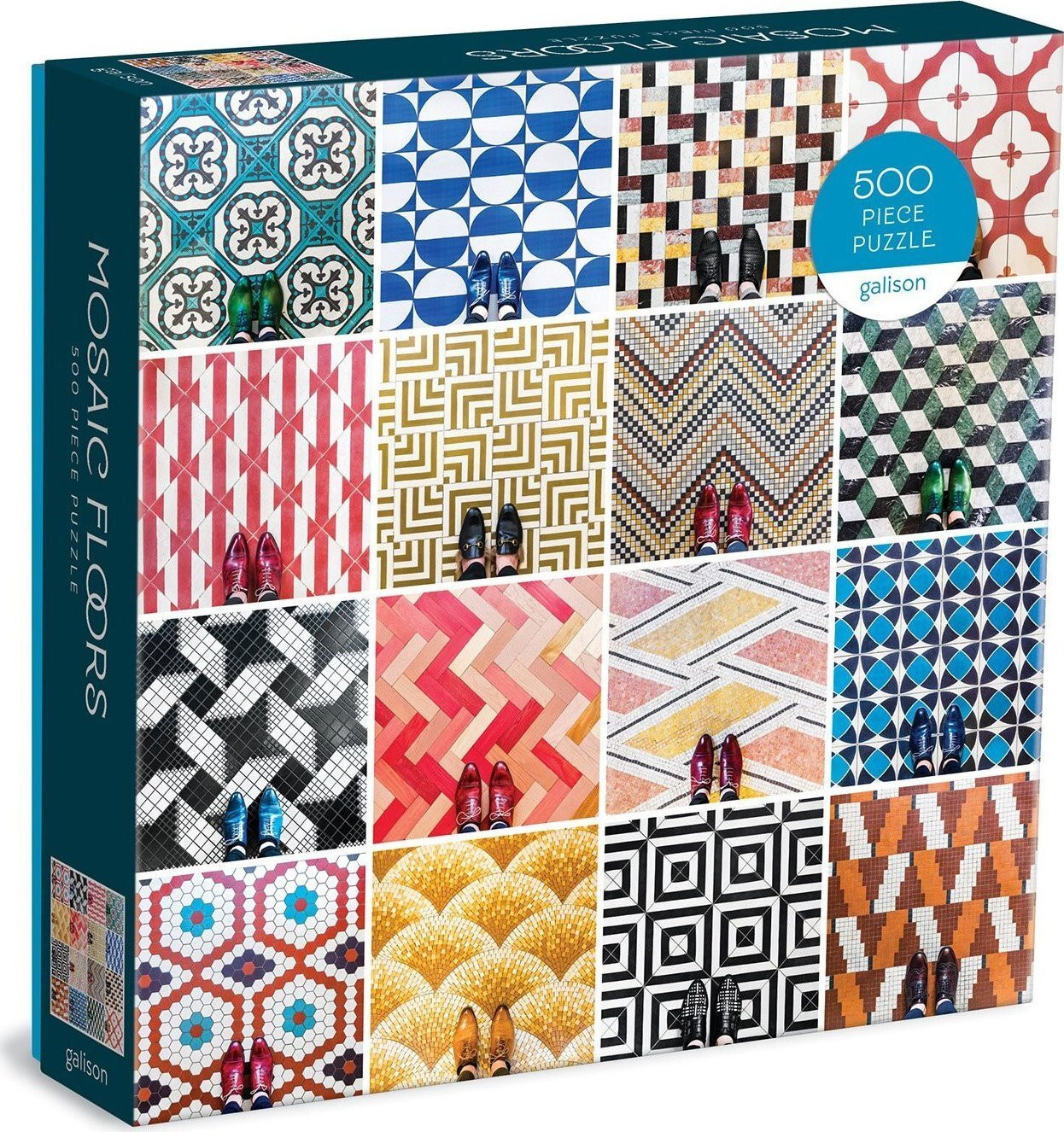 Abrams & Chronicle Books Puzzel met mozaïekpatroon, 500 stukjes