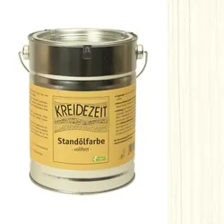 Kreidezeit Standölfarbe vollfett weiß - 2,5 l Dose