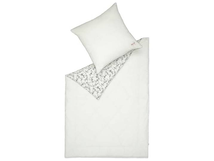 ESPRIT Bedruckte Satin-Bettwäsche mit Logo