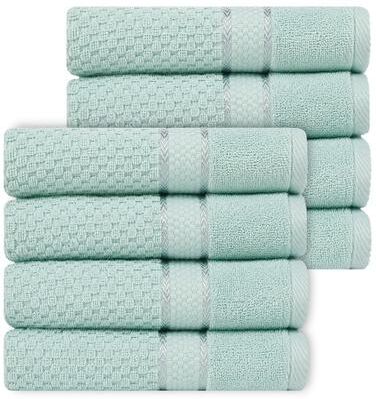 Ample Decor Ultra Soft Cotton Hand Towels -18 X 28 Inch - 8 Pcs