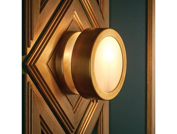 HINKLEY Wandleuchte Mercer, dimmbar, bronze / altmessing, für Wohn- / Esszimmer, Metall, Vintage
