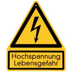 KS TOOLS Warnschild Hochspannung, Lebensgefahr (B x H) 200 mm x 237 mm 1 St. 117.2483