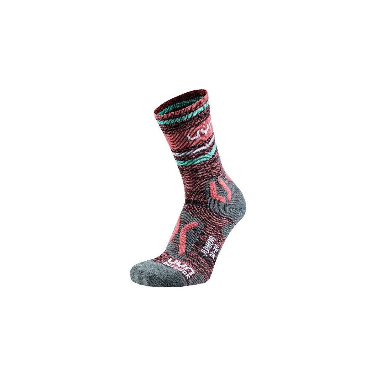Uyn Junior Outdoor Explorer Socks pink stripes (P567) 24/26 S100362-P567-24/26
