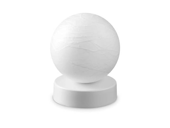 Ideal Lux CARTA Globe Tischlampe Weiß 10cm