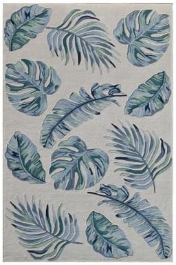 Domani Saunt Hand Tufted Wool Casual & Tropical Area Rug