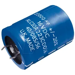 BSN 10.000/40 - Elko radial, 10.000 μF, 50 V, 85°C, 35 x 35 mm, RM10 Snap-In