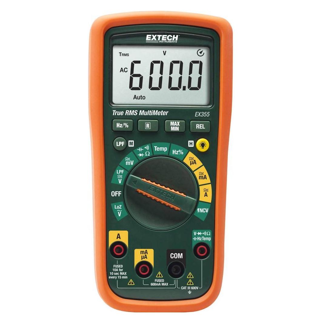 Extech Hand-Multimeter digital EX355 (CAT III 600V, Hand-Multimeter) (EX355)