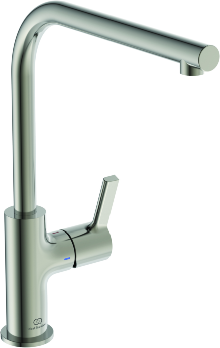 Ideal Standard Küchenarmatur BD418GN silver storm, mit Rohrauslauf