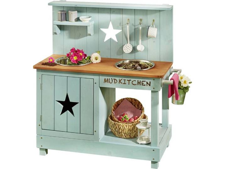 MUDDY BUDDY® Kindersitzgruppe Muddy Buddy Matschküche Adventurer Star 80 x 40 x