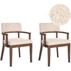 ESSZIMMERSTUHL 2er-Set Beige Dalbo