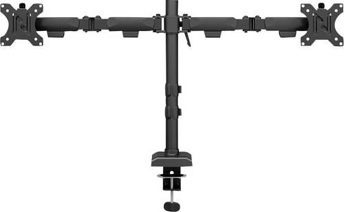 Neomounts DS60-600BL2 Monitor-Standfuß 2 Display(s) 25,4cm (10") - 81,3cm (32") Schwarz Höhenverstellbar, Neigbar, Schwenkbar