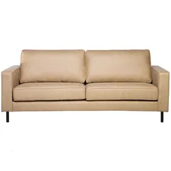 3-SITZER-SOFA Kunstleder Beige Savalen